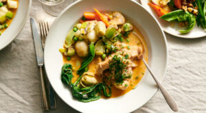 Creamy Chicken and Spring Vegetables Recipe – NYT Cooking – The New York Times