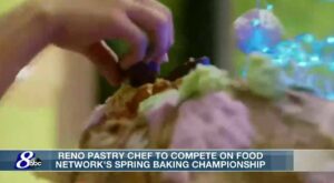 Reno Baker competes on the Food Network’s Spring Baking Championship: Easter!