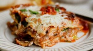 Spinach & Mushroom Lasagna | Living the Gourmet | NewsBreak Original