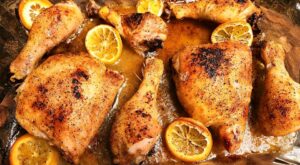 4-Ingredient Crispy Lemon Pepper Baked Chicken Recipe With Charred Lemons | Poultry | 30Seconds Food