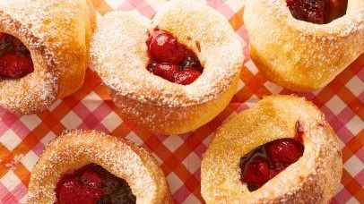 Feeding the kids: Popovers with mixed berry sauce