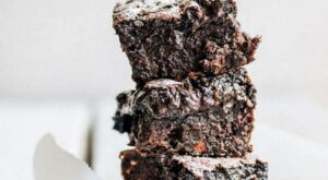 This fudgy gluten-free brownie recipe has an unexpected ingredient
