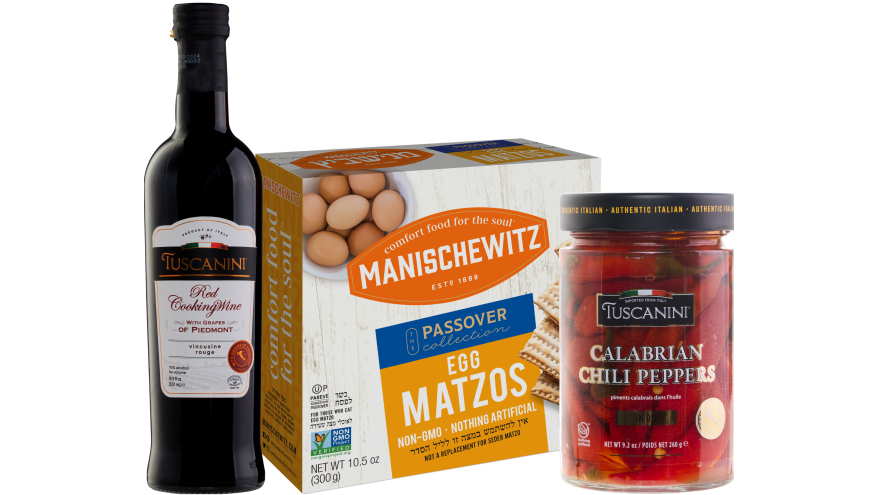 In time for Passover, new kosher products from Manischewitz, Tuscanini, Gefen and more