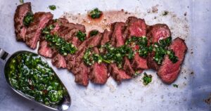 Al Roker serves up Brazilian-style grilled flank steak with chimichurri sauce