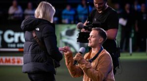 Man dresses as dog to propose to partner on famous green carpet at Crufts
