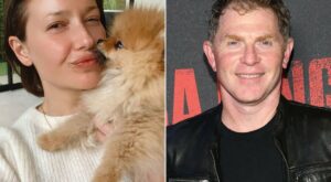 Bobby Flay Surprises Girlfriend Christina Pérez with Pomeranian Puppy Allspice