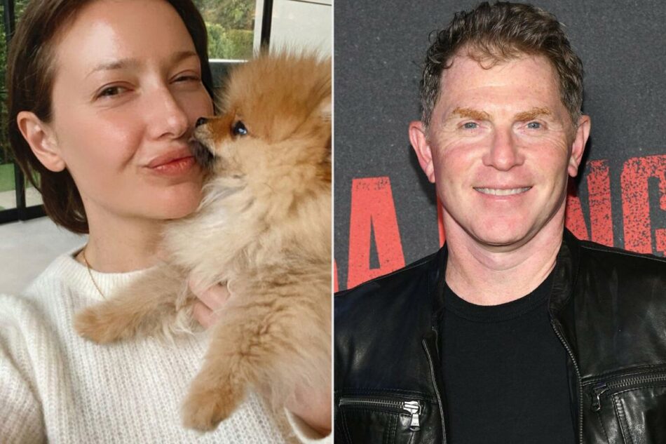 Bobby Flay Surprises Girlfriend Christina Pérez with Pomeranian Puppy Allspice