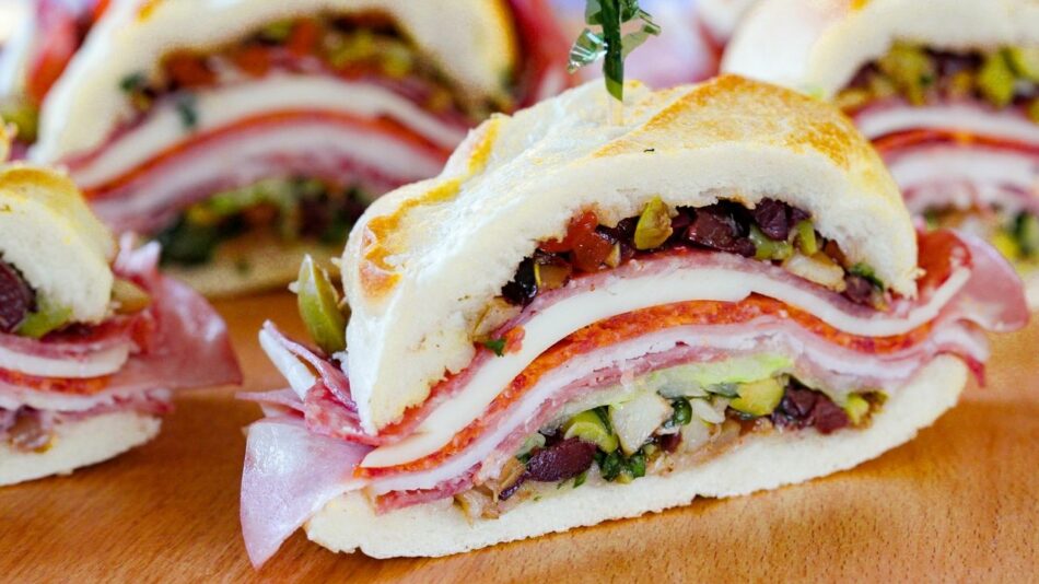 How to make classic muffuletta sandwich