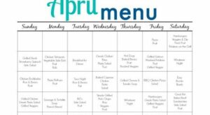 April Meal Plan for Families (Free Printable) – The Chirping Moms | Family meal planning, Meal planning printable, Weekly meal plan family