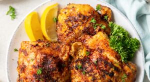 Air Fryer Chicken Thighs – Crispy and Juicy – Kristine’s Kitchen