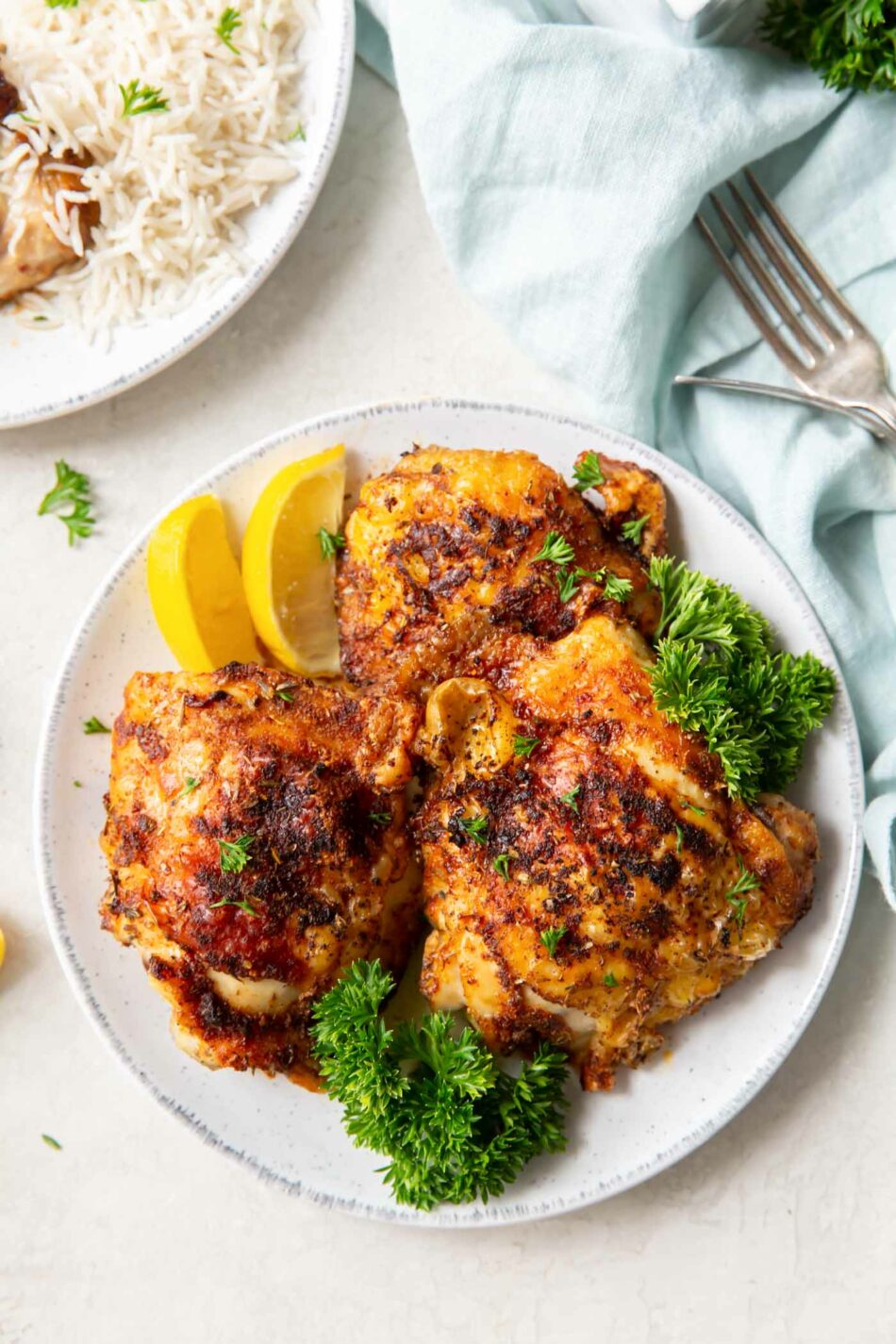 Air Fryer Chicken Thighs – Crispy and Juicy – Kristine’s Kitchen