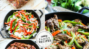 BEST EVER Sizzling Steak Fajitas (10 min recipe!) · Easy Family Recipes