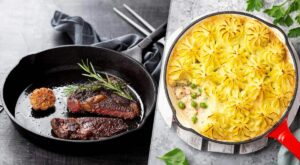 Cast iron vs enameled cast iron skillet — which is better?