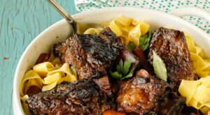 The Ultimate Winter Comfort Food: Braised Short Ribs & Egg Noodles