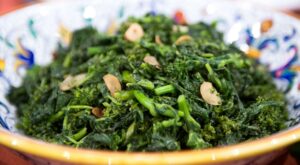 Lidia Bastianich’s garlicky broccoli rabe is so simple yet so tasty