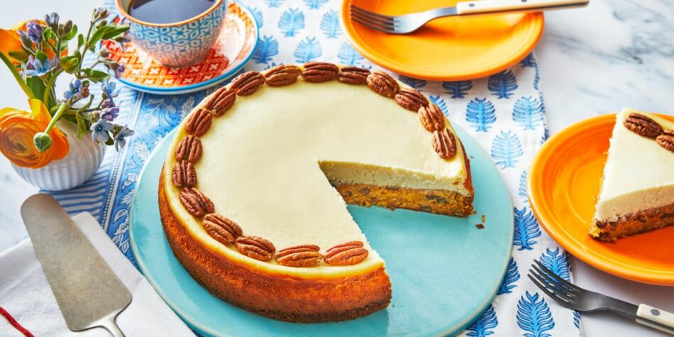 Carrot Cake Cheesecake Combines Two All-Time Favorite Spring Desserts