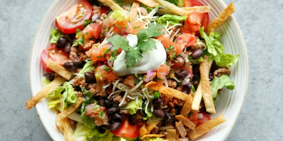 Beef Taco Salad Is Meant For So Much More Than Taco Tuesdays