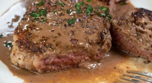 Steak au Poivre: An Easy Steak Dinner Recipe With Rich & Creamy Sauce!
