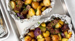 Steak and Potatoes in a Foil Pack
