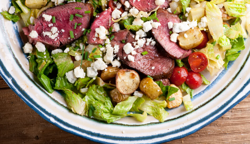 Easy Steak and Potato Salad