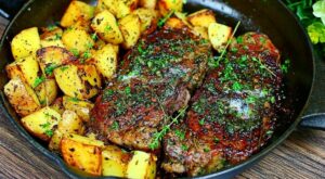 Skillet Garlic Butter Herb Steak and Potatoes Recipe – Easy Steak and Potatoes – Taste Life