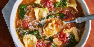 Spinach-Tortellini Soup