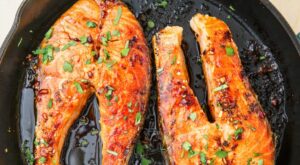 You Only Need 10 Minutes To Make These Buttery Salmon Steaks