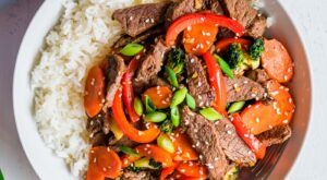 Easy Beef Stir Fry {Healthy Recipe} 30 Minute Dinner
