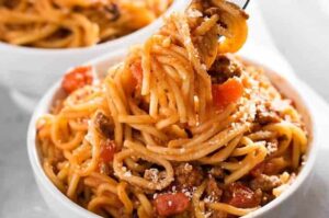 Instant Pot Spaghetti – The Salty Marshmallow