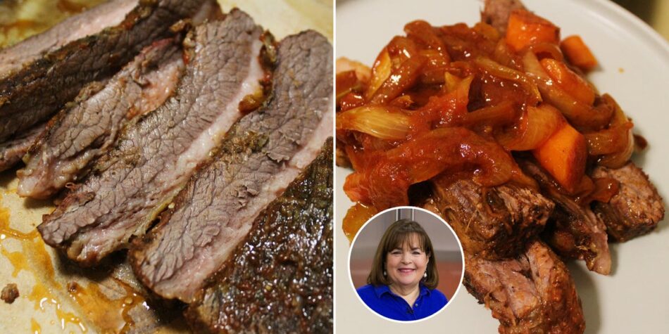 I made Ina Garten’s go-to holiday brisket. I thought it was surprisingly easy and a great recipe for beginners.