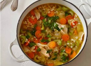 Zero Belly Recipe: Easy Chicken and Rice Soup