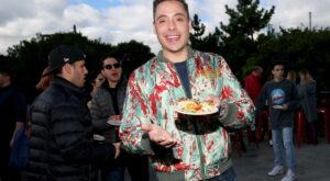 Food Network’s Jeff Mauro Wants Us to Come On Over and Gather Around the Table as a Family Again—Pups included