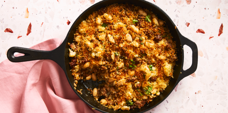 60 Easy Fall Dinners, Including Skillet Sausage-Cauliflower Casserole
