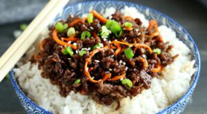 Easy Korean Beef Rice Bowls