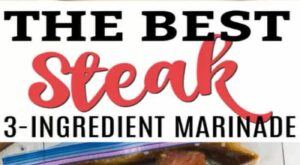 This is by far the best steak marinade recipe. It has only three easy ingredients and is packed wit… | Grilled steak recipes, Venison recipes, Venison steak recipes
