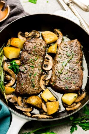 Easy Steak and Potatoes Recipe | Whole30 / Paleo / Option for Keto