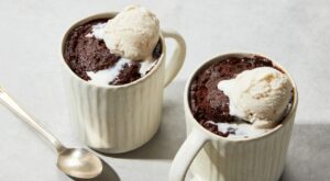 3-Minute Molten Double Chocolate Mug Cake
