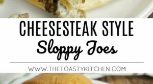 Cheesesteak Style Sloppy Joes by The Toasty Kitchen #sloppyjoes #dinnerideas #recipe #cheesesteaksloppyjoes #… | Beef recipes easy, Beef recipes for dinner, Recipes