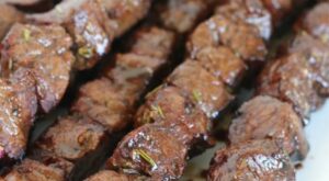 Easy Beef Kebabs Recipe with Balsamic Marinade | Recipe | Beef kebabs, Kebab recipes beef, Kebab recipes