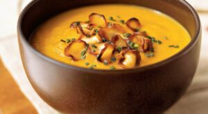 Carrot-Parsnip Soup With Parsnip Chips Recipe