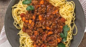 Easy Beef Bolognese Sauce