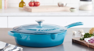 Here’s why you should be using *enameled* cast iron cookware