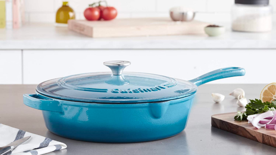 Here’s why you should be using *enameled* cast iron cookware