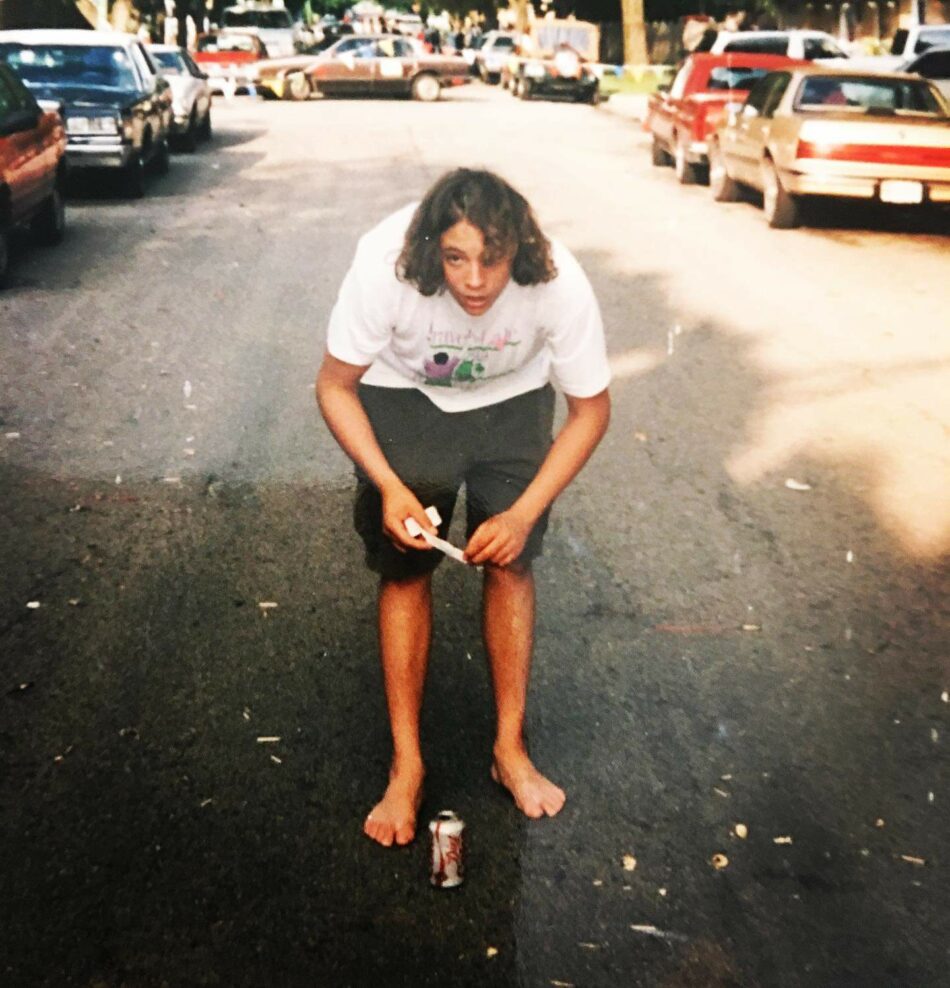 Jeff Mauro – #TBT 
Who: Me, with long illustrious hair….