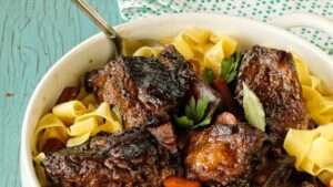 How to Make Braised Short Ribs with Egg Noodles | Geoffrey Zakarian