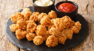 This air fryer popcorn chicken recipe is a healthier version of the fast food snack