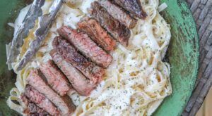 Steak Fetteccuni Alfredo | Our Countertop Original Recipe