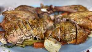 How to Make Dry-Brined Herb-Roasted Turkey with Ultimate Go-To Gravy | Jeff Mauro | #TheKitchen co-host and cookbook author Jeff Mauro shares his easy dry-brining method for juicy, crispy-skinned Thanksgiving turkey every time—plus his… | By Rachael Ray Show | Facebook