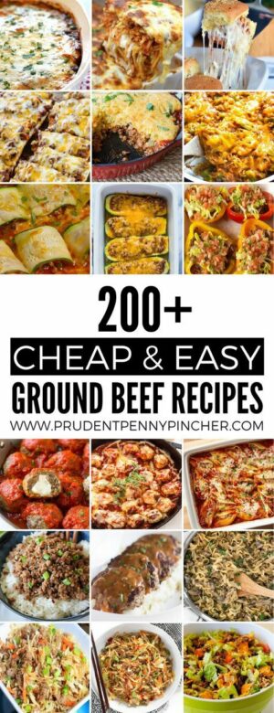 200 Cheap and Easy Ground Beef Dinner Recipes | Dinner with ground beef, Ground beef recipes easy, Beef recipes easy