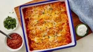 Easy Beef Enchiladas for Two